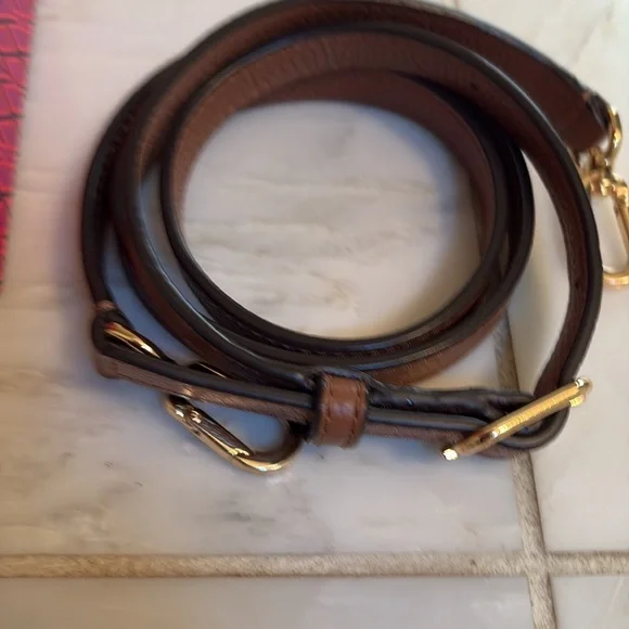 Tory Burch Leather Theo Satchel - Picture 7 of 8